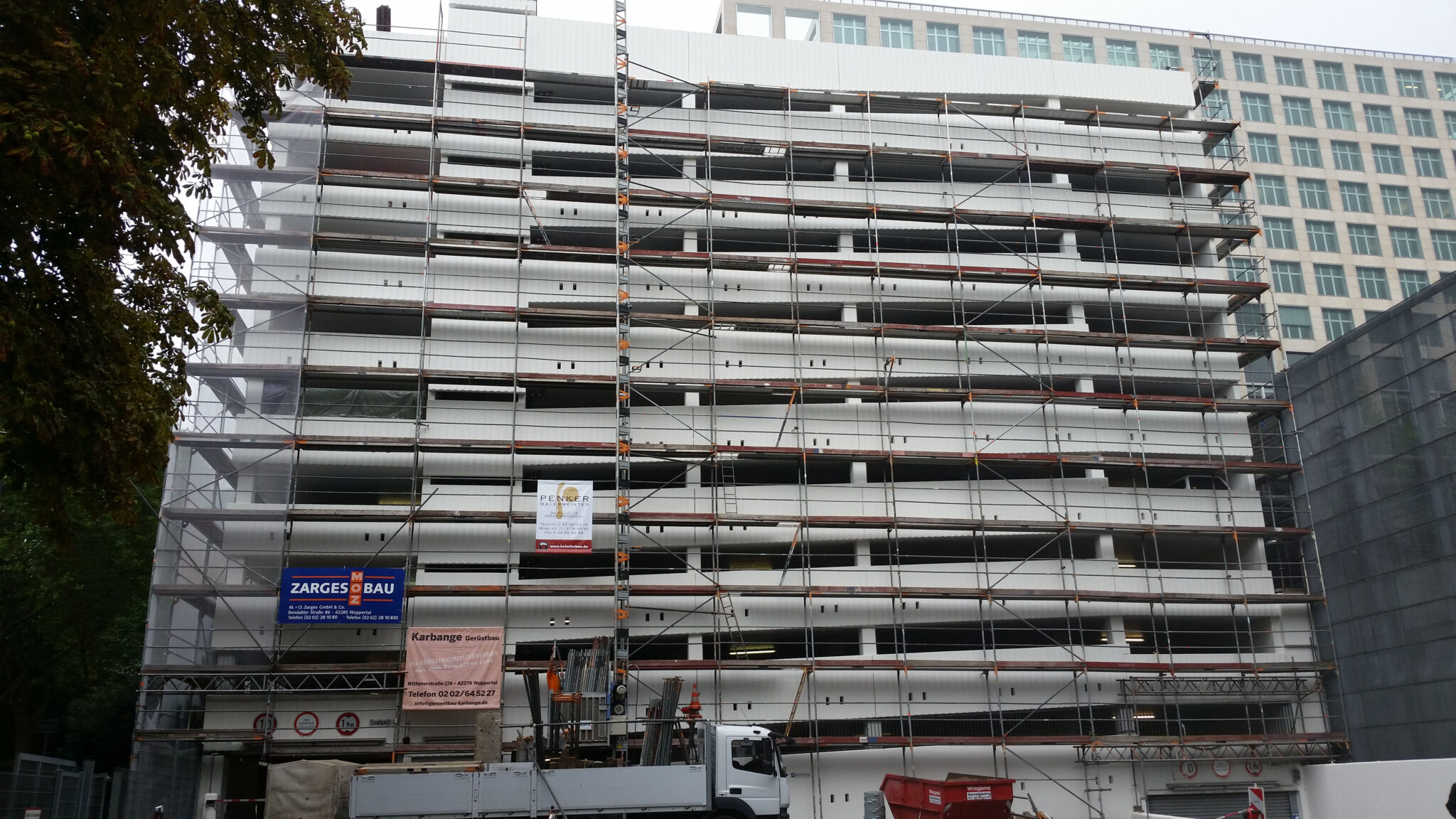 Fassadensanierung Parkhaus Barmenia Wuppertal